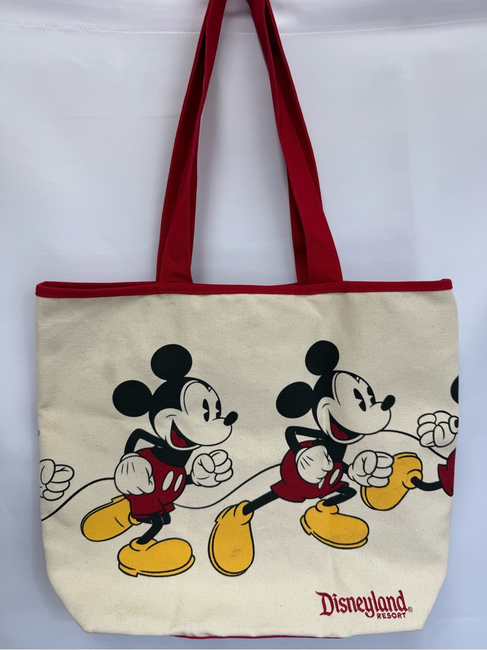 Mickey Mouse Large Canvas Tote Bag Walt Disney World Resort Disney Parks
